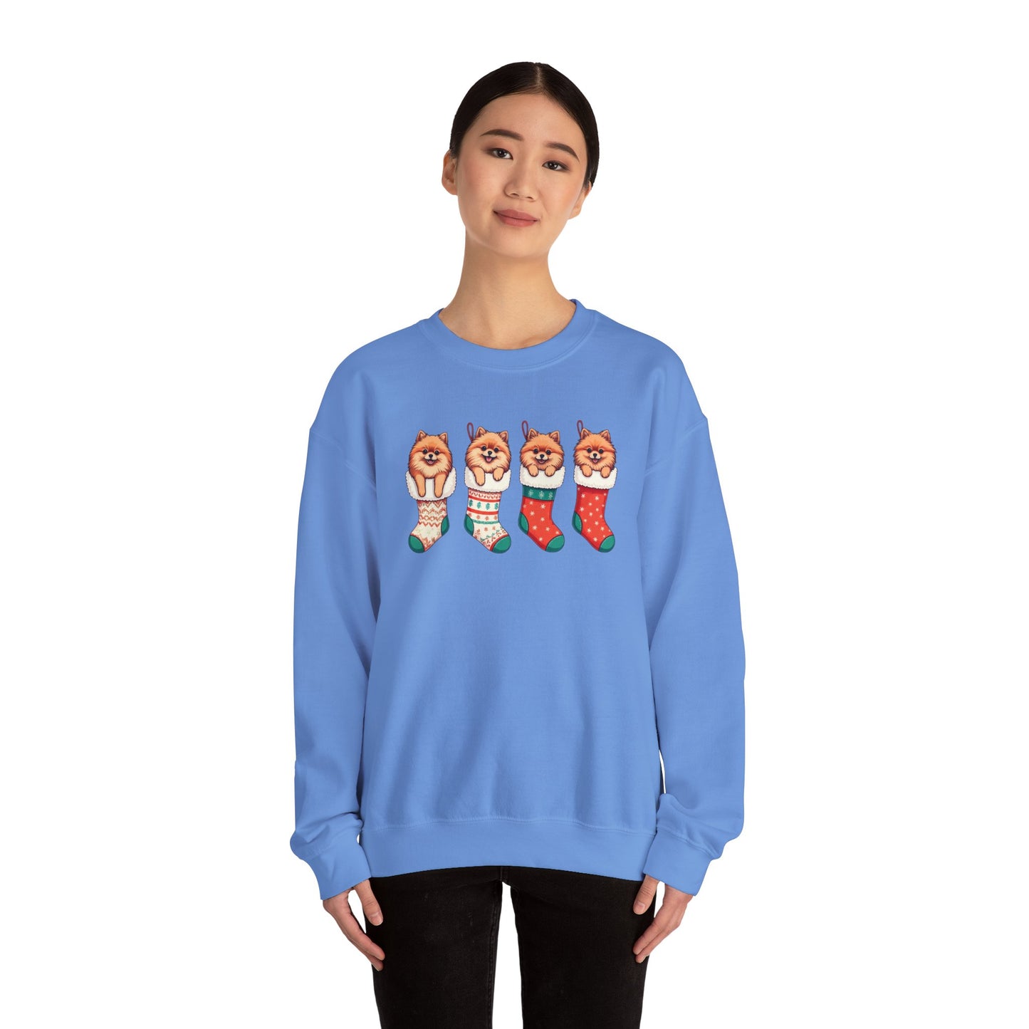 Pomeranian Stockings Sweatshirt