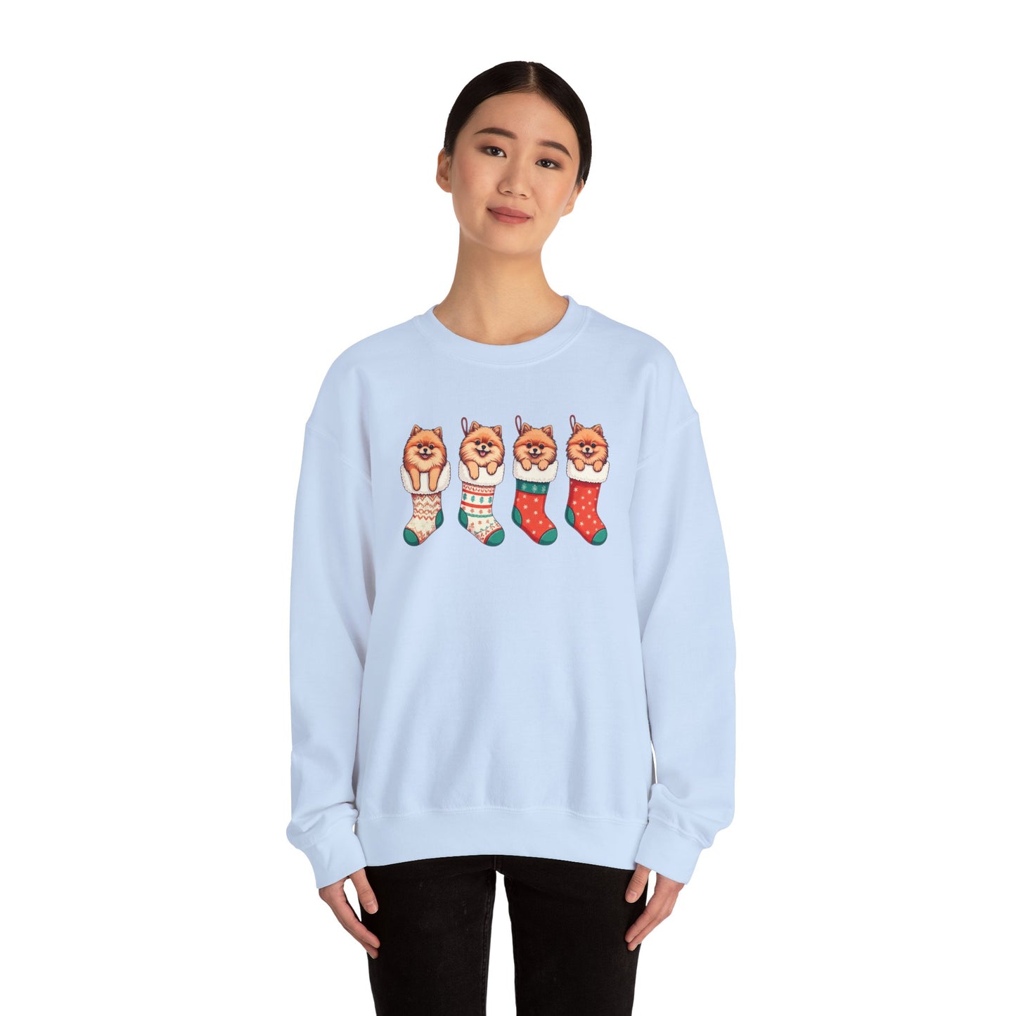 Pomeranian Stockings Sweatshirt