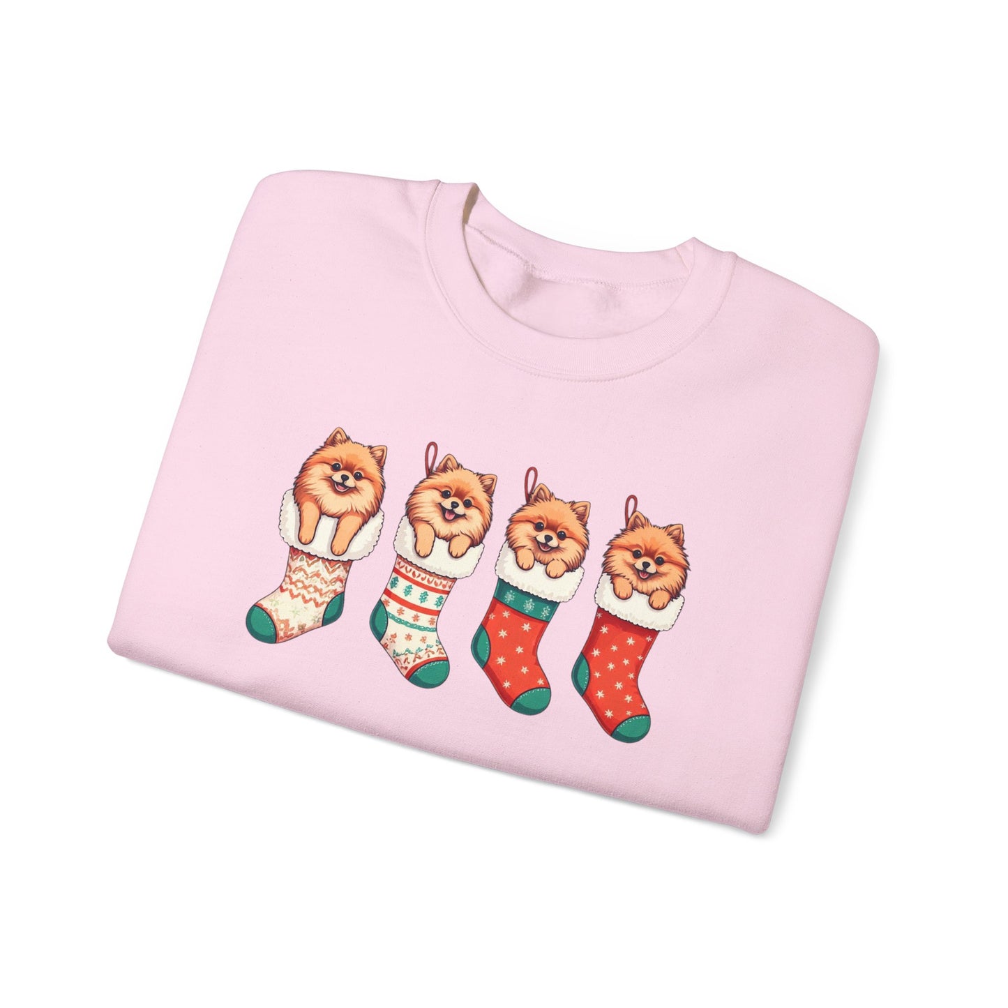 Pomeranian Stockings Sweatshirt