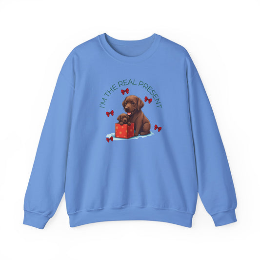 Labrador I'm The Real Present Sweatshirt