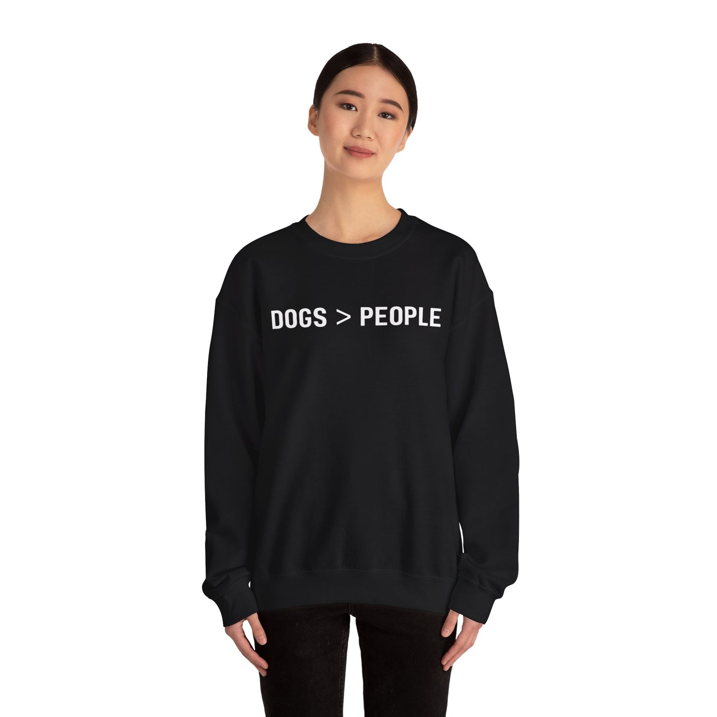 Dogs > People Sweatshirt