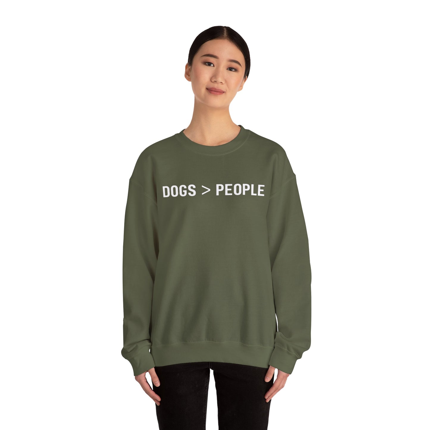 Dogs > People Sweatshirt