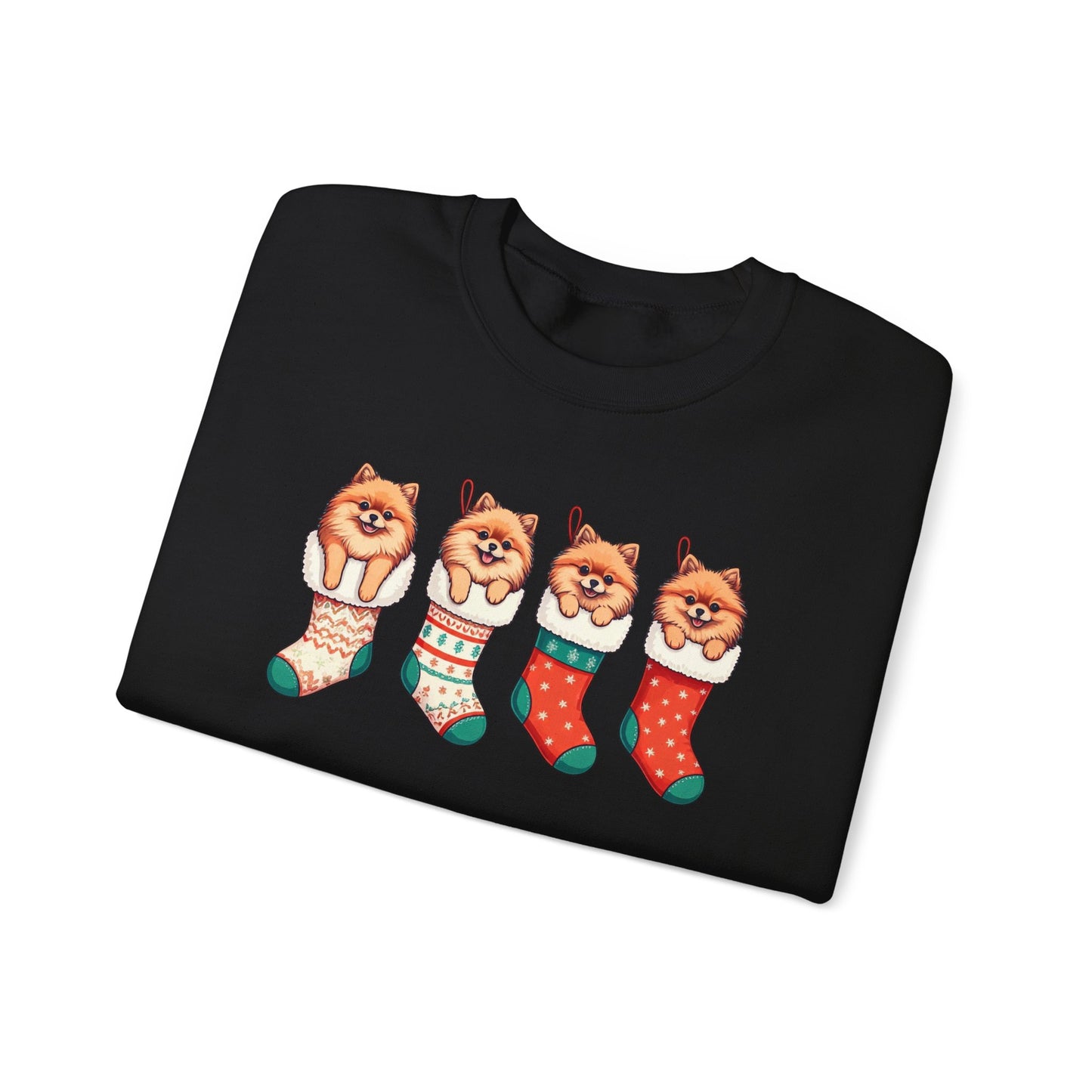 Pomeranian Stockings Sweatshirt