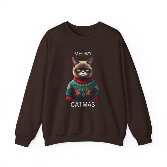 Grumpy Cat Meowy Catmas Sweatshirt