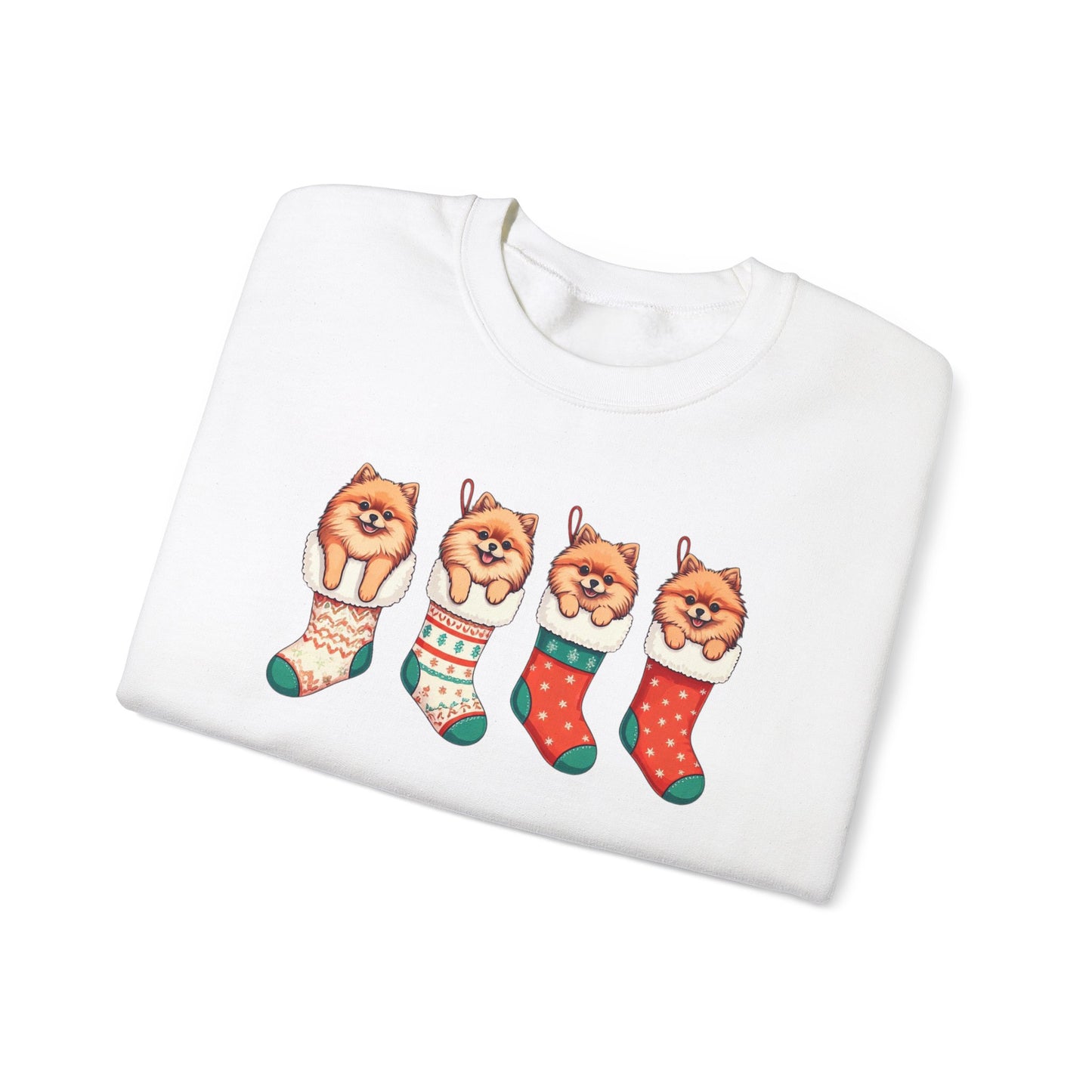 Pomeranian Stockings Sweatshirt