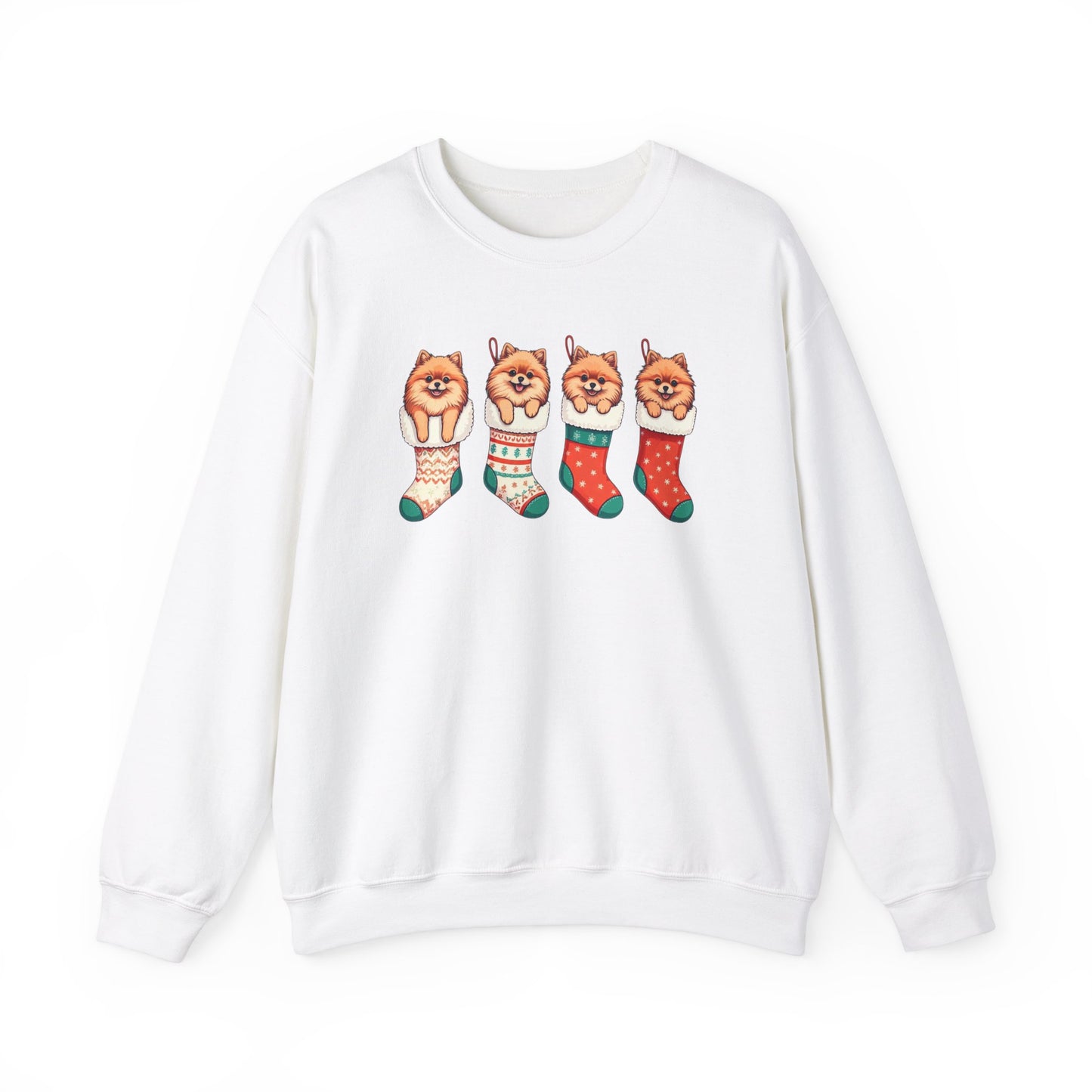 Pomeranian Stockings Sweatshirt