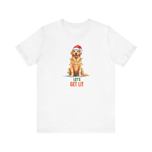 Golden Retriever Get Lit T-Shirt