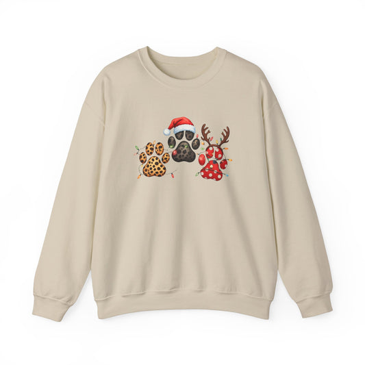 Christmas Paw Prints Sweatshirt