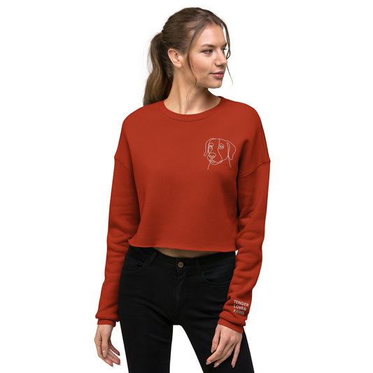 Crop-top Labrador Sweatshirt