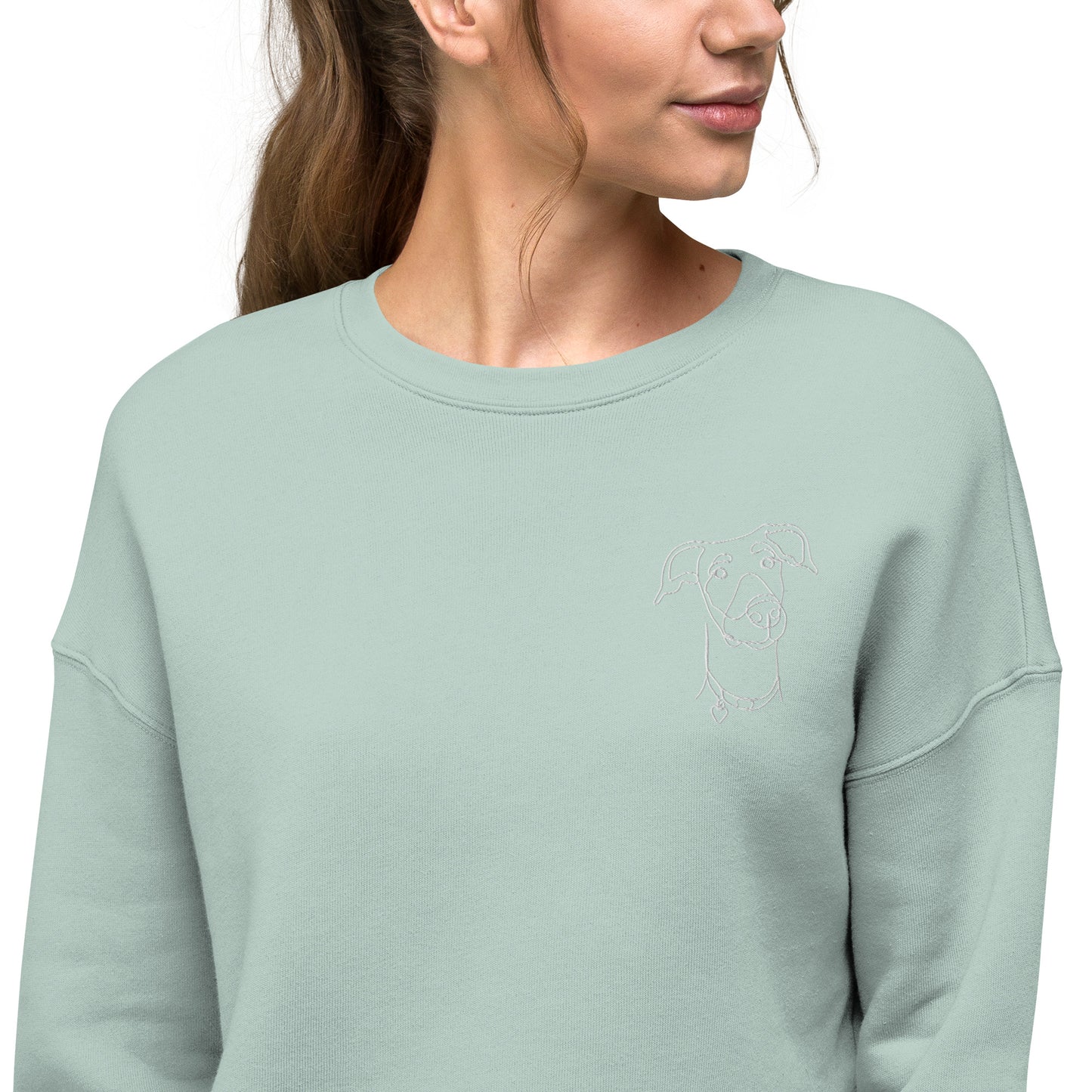 Crop-top Doberman Sweatshirt