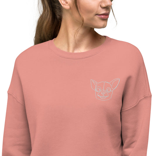 Crop-top Chihuahua Sweatshirt